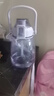 希樂大肚杯塑料杯大容量水杯男女兒童學(xué)生可愛背帶tritan材質(zhì)杯子1.1L 曬單實拍圖