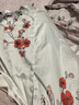莫代爾女士睡衣女夏季2025年新款家居服水光綢品質(zhì)國風(fēng)印花長袖薄款冰絲 繁花-一枝梅長袖款 M 80-100斤 曬單實拍圖