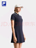FILA 斐樂(lè )官方女子連衣裙2025夏季新款網(wǎng)球運動(dòng)簡(jiǎn)約基礎POLO蘇珊裙 RD寶藍-NV 2XL 180/96A/XXL 曬單實(shí)拍圖