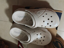 斯凱奇（Skechers）洞洞鞋女外穿高級感夏季輕質(zhì)休閑塑模涼鞋 白色/WHT 36 曬單實拍圖