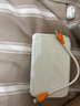 SUIDDY【3C認證丨四合一】充電寶自帶線帶插頭器20000毫安大容量Magsafe快充移動電源適用蘋果華為小米 2萬毫安時【自帶線+磁吸+AC插頭】珊瑚橙 曬單實拍圖