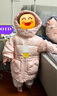 巴拉巴拉巴拉巴拉童裝女童羽絨服小童冬兒童寶寶亮面外套加厚上衣時尚洋氣 紅色調(diào)00366 90 曬單實拍圖