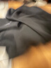 百思絨馬拉松跑步套裝夏季寬松透氣速干女短袖 黑色上衣+黑色短褲 XL 曬單實拍圖