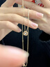 愛的約定輕奢莫比烏斯銀項鏈女2025新款靈動玫瑰金生日禮物送女友老婆 曬單實拍圖