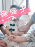 G.DUCKKIDS小黃鴨嬰兒夏裝衣服薄款新生女寶寶連體衣裙夏季公主中國風旗袍包 裙子米色geaeqas 73cm 73碼3-7月(建議寶寶6-8公斤左右) 曬單實拍圖