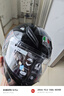 AGV K1S百搭素色摩托車(chē)頭盔機車(chē)賽車(chē)跑盔四季通勤防霧全覆式啞黑 BLACK-亮黑色 XL碼(適合59-61cm的頭圍) 曬單實(shí)拍圖