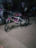 兒童自行車(chē)男孩女孩6-10-12-15歲中大童單車(chē)中小學(xué)生山地車(chē) 白粉色【單速】+前后碟剎+大禮包 20寸【適合130cm-145cm】 曬單實(shí)拍圖