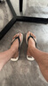 havaianas哈唯納Logomania男士?jī)捎猛闲獯┥碁┤俗滞锨閭H款涼拖 1069-白黑色 41-42 巴西碼 曬單實(shí)拍圖