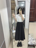 伯德小姐白色面試短袖襯衫女夏季小個(gè)子職業(yè)上衣教資穿搭正裝襯衣 曬單實(shí)拍圖