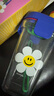 Glasslock&wigglewiggle聯(lián)名款卡通印花玻璃水杯家用手提新款杯子花朵380ml 曬單實(shí)拍圖