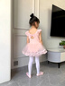 元萍穎舞蹈服兒童女秋冬長(zhǎng)袖練功服幼兒舞蹈裙中國(guó)舞跳舞裙寶寶芭蕾舞裙 主圖款 120 曬單實(shí)拍圖