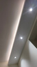 雷士（NVC） led射燈防眩鋁材射燈天花燈服裝店背景墻展廳嵌入式孔燈走廊燈 力薦-5W三色 漆白 開(kāi)孔75-85mm 曬單實(shí)拍圖