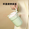 惠尋保溫杯咖啡杯男女士便攜提耳小甜圈水杯子 薄荷綠360ml 曬單實(shí)拍圖