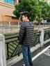 波司登秋季男款商務(wù)經(jīng)典鵝絨連帽短款羽絨服外套B250134125 曬單實拍圖