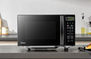 美的（Midea）微波爐烤箱一體機(jī) 小型家用20升平板微波爐 光波加熱解凍燒烤 鉆石背板（201B升級(jí)款） C20 曬單實(shí)拍圖