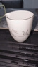 語詩閣羊脂玉白瓷功夫茶具套裝高檔簡約家用辦公室會(huì)客陶瓷蓋碗8杯整套 描金瑞鶴呈祥蘭香八杯安全裝 12頭 （安全包裝）送茶巾 曬單實(shí)拍圖