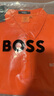 BOSS男裝短袖T恤純棉翻領(lǐng)休閑POLO衫商務(wù)純色男式珠地棉上衣夏季 橘色 4XL 曬單實(shí)拍圖