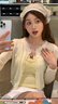 SNYDER WEAR2025新款開衫女秋季韓系薄款百搭針織開衫百搭寬松短款長袖上衣女 黑色 薄款 均碼 均碼（建議70-120斤） 曬單實(shí)拍圖