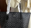 蔻馳（COACH）【品牌直供】女士CITY 33經(jīng)典標(biāo)志大號(hào)托特包單肩包 七夕禮物 曬單實(shí)拍圖