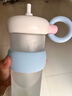 BABLOV花伴森水杯女 高顏值大容量tritan塑料杯 學(xué)生吸管杯茶水分離杯子 曬單實(shí)拍圖