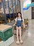 啄木鳥全牛皮夏季拖鞋女2025年牛筋平底防滑孕婦涼鞋外穿蝴蝶結(jié)涼拖女鞋 米白色 38 曬單實(shí)拍圖