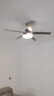 TCL風(fēng)扇燈餐廳客廳家用一體新款家用電扇帶吊燈大風(fēng)力靜音吊扇燈 古銅色52寸-變頻-48W 曬單實(shí)拍圖
