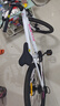 喜德盛（xds）青少年自行車小王子鋁合金車架機械碟剎避震前叉7速變速 白/粉（小王子） 24寸輪徑（身高135-150cm） 曬單實拍圖