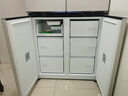 美的（Midea）餐邊柜427升45cm十字四開門超薄零嵌入PST+急速凈味一級雙變頻三循環(huán)風(fēng)冷無霜玻璃面板家用電冰箱 BCD-427WUSGPZM月光米 曬單實拍圖