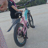 飛鴿兒童自行車(chē)6-9-13歲雙碟剎減震單變速車(chē)中大童男女孩小學(xué)生山地 雙色粉變速【碟剎減震】輻條輪 飛鴿18寸適合120-140cm 曬單實(shí)拍圖