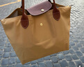 瓏驤（LONGCHAMP）新品 女士大號長柄可折疊手提單肩餃子包托特包購物袋女包 1899 089 P86 沙丘色 曬單實拍圖