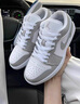 耐克（NIKE）JORDAN 1 LOW 女子運動鞋刺繡板鞋 DC0774-105 37.5 曬單實拍圖