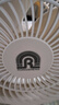 容聲（RONGSHENG）電風(fēng)扇桌面小風(fēng)扇臺式循環(huán)扇家用電風(fēng)扇輕音臺扇辦公臥室搖頭渦輪換氣對流風(fēng)扇 RS-FT2403H 曬單實(shí)拍圖