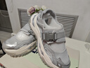 FILAFUSION 斐樂潮牌硬糖涼鞋2025夏季新款沙灘鞋厚底運動鞋女鞋 日巖灰/太空銀-GA 38 曬單實拍圖