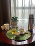 EATKMGB輕奢品牌純鈦保溫杯女生男新款大容量鈦杯茶水分離燜泡茶 踏云鹿650ml 曬單實(shí)拍圖