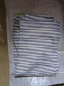 必菩戶(hù)外防蚊遮陽(yáng)防曬袖套女棉空調房寬松護肘假袖子男薄 灰藍條紋 L 曬單實(shí)拍圖