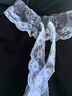 歐黛秀爵士褲練舞服蝴蝶結(jié)蕾絲休閑褲女夏季撞色拼接衛(wèi)褲甜辣純欲風(fēng)設(shè)計 黑色 S 70-90斤 曬單實拍圖