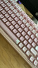 珂芝（KZZI）K75lite炫彩版機械鍵盤(pán)有線(xiàn)藍牙無(wú)線(xiàn)2.4G三模gasket結構82鍵75配列PBT鍵帽RGB背光櫻花粉櫻粉軸V2 曬單實(shí)拍圖