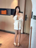 樂(lè)卡利涼拖鞋女夏外穿2025新款厚底休閑沙灘涼鞋懶人時(shí)尚軟底一字拖 卡其色 底厚約4cm 37 曬單實(shí)拍圖