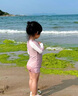 G.DUCKKIDS童裝女童套裝夏季2024新款中大童女孩夏裝扎染純棉短袖T恤半身裙 粉色（帶安全褲） 140 建議身高130-140cm年齡9-10歲 曬單實(shí)拍圖