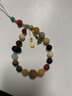 九華山十八籽菩提子水晶手機(jī)鏈掛繩掛件手腕款掛飾七夕情人節(jié)禮物送女友 十八籽菩提子手機(jī)鏈掛件 曬單實(shí)拍圖
