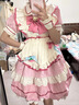 馨瑞緣（XINRUIYUAN）洛麗塔全套粉色花苞 lolita OP可愛日常輕lo公主連衣裙 M 曬單實(shí)拍圖