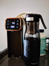 XKJ德國2025新款磁彈泡茶杯茶水分離戶外大容量水杯透明防摔塑料杯子 黑色316不銹鋼茶倉 550ml 曬單實(shí)拍圖