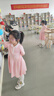 小豬班納童裝夏裝新款兒童上衣裙子兩件套小童女童套裝寶寶潮 粉紅 130 曬單實(shí)拍圖