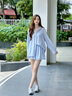 斯凱奇（Skechers）女鞋夏季2025年新款透氣復古老爹鞋運動(dòng)軟底百搭休閑跑步鞋159306 曬單實(shí)拍圖