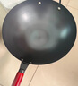 愛仕達(dá)（ASD）炒鍋無涂層精鐵鍋不易銹家用炒菜鍋32cm燃?xì)怆姶艩t可加熱CF32J4WJ 曬單實拍圖