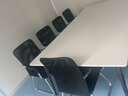夢(mèng)丹會(huì )議桌長(cháng)桌現代簡(jiǎn)約大小方型會(huì )議室洽談長(cháng)條桌工作臺辦公桌椅組合 長(cháng)120寬60高75【加厚2.5cm桌面】 曬單實(shí)拍圖