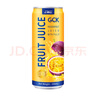 27000GCK進(jìn)口果肉果汁混合飲料330ml*12罐山竹葡萄桃子草莓芒果汁整箱 百香果汁 330mL*12罐 曬單實(shí)拍圖