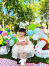 G.DUCKKIDS小黃鴨童裝公主裙女童裙子夏季兒童連衣裙寶寶生日禮服吊帶蓬蓬裙 圖片色 90 尺碼建議1~2歲cm 曬單實(shí)拍圖