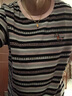 MsShe【全棉】大碼女裝2025夏裝胖mm彩色條紋提花正肩短袖T恤上衣 黑色現(xiàn)貨 4XL 曬單實拍圖