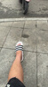 三葉草（Adidas）阿迪達斯ADIDAS三葉草男女經典厚底波浪拖鞋IF3670 黑色  37 曬單實拍圖